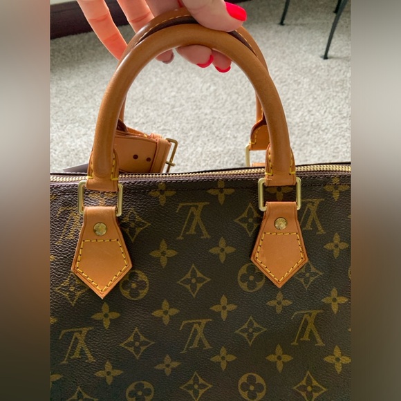 Louis Vuitton Brown and Tan Monogram speedy 40 - Picture 4 of 16